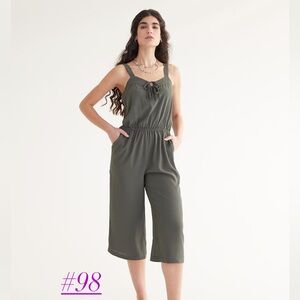 [#98] Green Jumpsuit, Size 2X